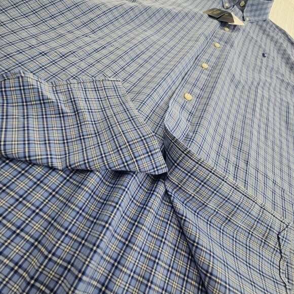 Polo Ralph Lauren Performance Shirt Men's XL Blue Plaid Classic Fit Wicking NEW - Picture 3 of 16